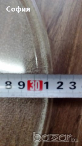 Чиния за микровълнова с различни диаметри и пластмасовите колелца, снимка 4 - Печки, фурни - 11487823