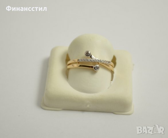 нов златен пръстен 42669-3