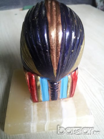 масивна бронзова статуетка с мраморна основа, снимка 3 - Антикварни и старинни предмети - 16480234