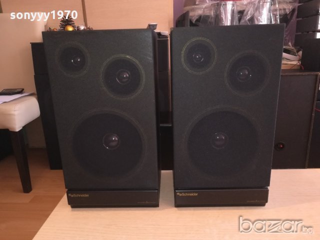 schneider 3 way hifi speakers-made in germany-внос швеицария, снимка 7 - Тонколони - 20250503