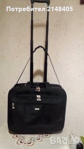 Бизнес чанта за лаптоп 16,4'' на колела SOLO, снимка 4 - Чанти - 24303454