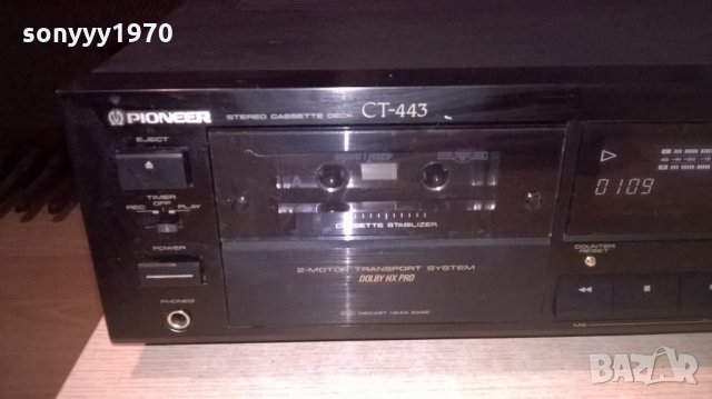 pioneer ct-443 stereo deck 2-motor-dolby hx pro & biass-japan, снимка 5 - Декове - 22687758