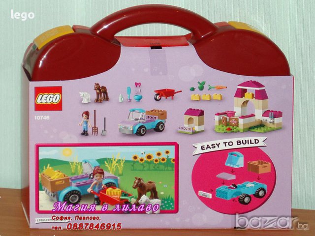 Продавам лего LEGO Juniors 10746 - Фермерски куфар на Мия, снимка 2 - Образователни игри - 17884806