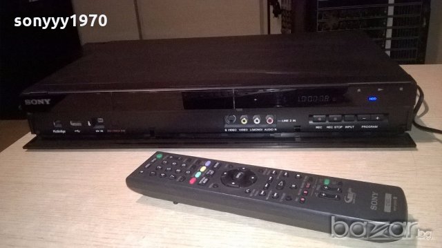 sony rdr-at205 dvd recorder hdd/dvd+remote-от швеицария, снимка 4 - Ресийвъри, усилватели, смесителни пултове - 18916646