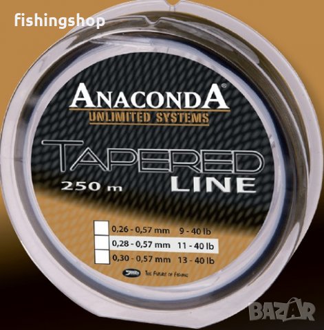 Конусовидно монофилно влакно - Anaconda Tapered Line, снимка 1 - Такъми - 20449853