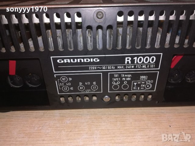 поръчан-grundig r1000 hi-fi receiver-внос швеицария, снимка 13 - Ресийвъри, усилватели, смесителни пултове - 21501531