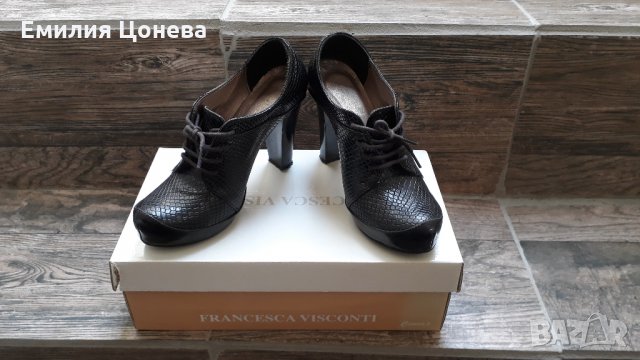 Лачени обувки , снимка 3 - Дамски обувки на ток - 22975958