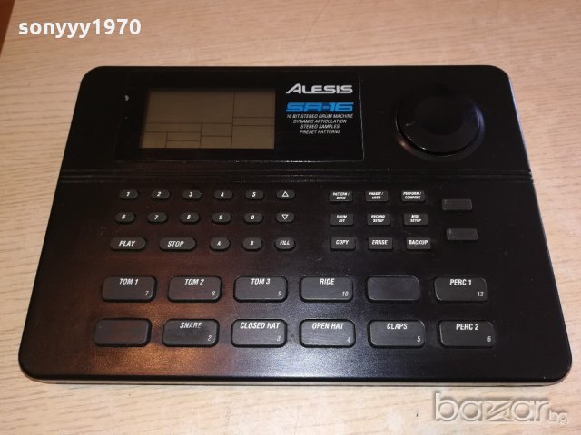 alesis sr-16/16bit streo drum machine-внос швеицария, снимка 3 - Ресийвъри, усилватели, смесителни пултове - 20570533