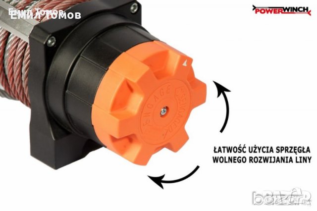 Лебедка KangarooWinch/PowerWinch K 6000 SR със синтетично въже - НОВА, снимка 4 - Аксесоари и консумативи - 21917527