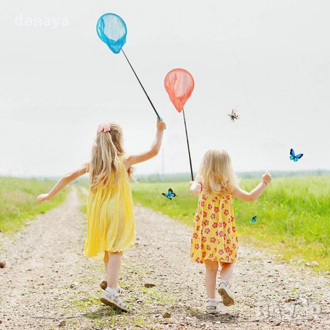 964 Голямо кепче с телескопична дръжка за ловене на пеперуди или риболов, снимка 11 - Други спортове - 25592467