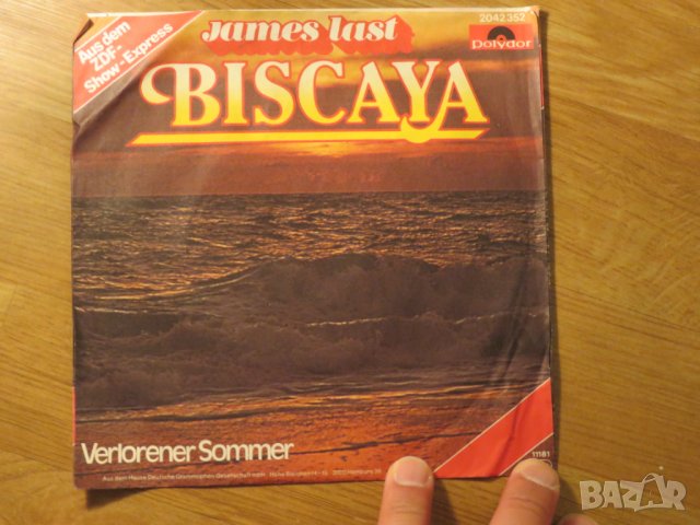 малка грамофонна плоча - James Last - Biscaya  - изд.80те г., снимка 2 - Грамофонни плочи - 24945520