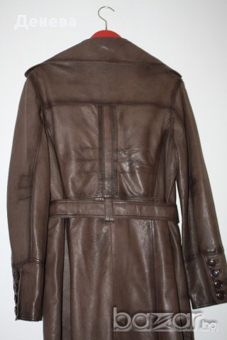 Кожено дамско манто 100% естествена кожа, снимка 5 - Палта, манта - 11697622