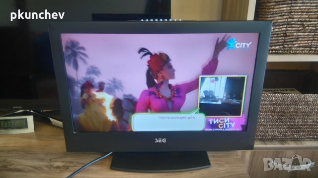 Телевизор 21,6" с DVD, SDcard, USB, снимка 12 - Телевизори - 25674464