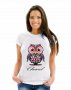 ХИТ МОДЕЛ! CUTE OWL дамски топ с принт! Поръчай модел с твоя идея!, снимка 2