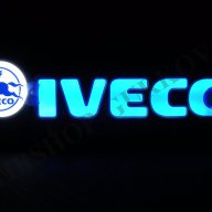 Светеща 3D табела Ивеко/IVECO с лого., снимка 6 - Аксесоари и консумативи - 16743626