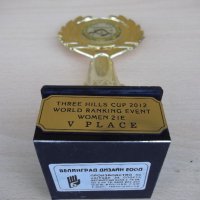 Купа "THREE HILLS CUP 2012 WORLD RANKING EVENT WOMEN 21 E", снимка 4 - Други ценни предмети - 21748226