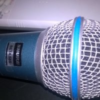 бета shure-жичен микрофон-sm58s profi mic, снимка 2 - Микрофони - 25253926