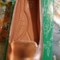 Дам.обувки-/изк. кожа/-№40-цвят-Rose gold/металик/., снимка 5 - Дамски ежедневни обувки - 22329517