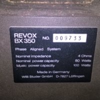 revox bx 350 phase aligned system made in germany, снимка 16 - Тонколони - 22782970