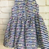 Кокетна рокличка на панделки за момиче 18-24м., 24-36м. 1-2-3г., снимка 4 - Бебешки рокли - 26009920