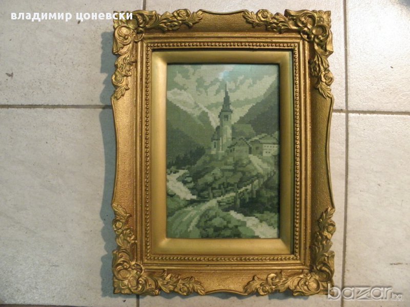 гоблен Замък,картина,пано, снимка 1