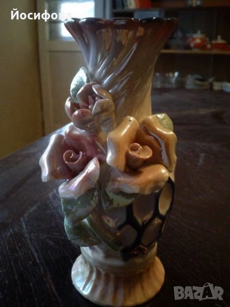 малка керамична ваза, снимка 1