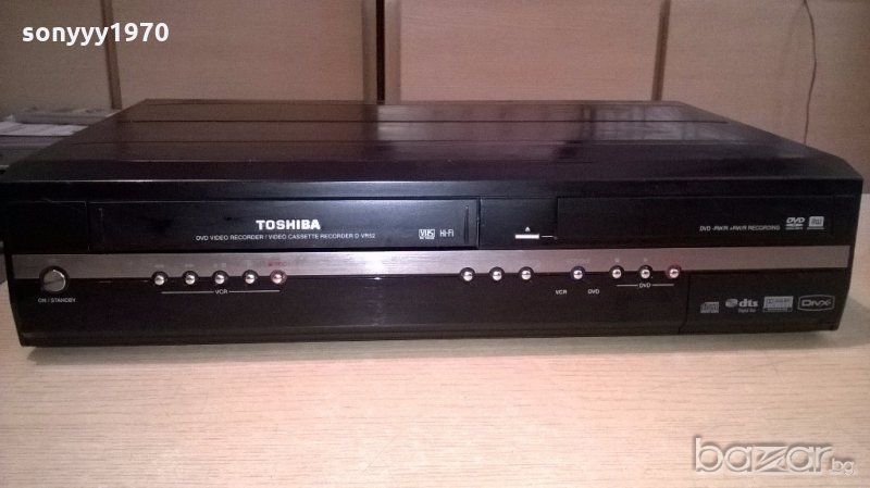 toshiba d-vr52-k-tf dvd/video recorder-за ремонт-внос швеицария, снимка 1