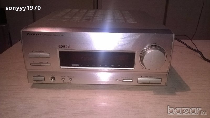 onkyo r-a5 stereo receiver-made in japan-внос швеицария, снимка 1