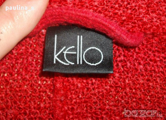 Дизaйнерско сако "Kello" / коприна / червено сако за повод , снимка 7 - Сака - 16742539