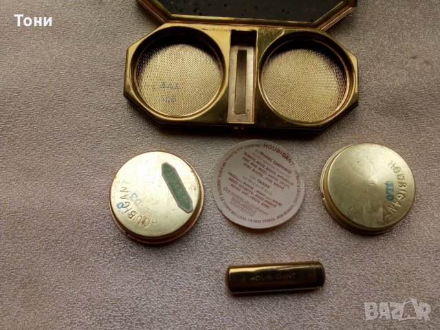 Houbigant секни ,пудриера 1900 - 1920 г , снимка 7 - Антикварни и старинни предмети - 23166459