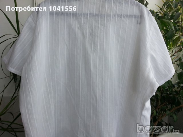дамска риза бяла памук , снимка 4 - Ризи - 11045987