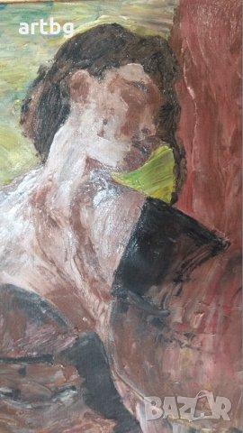 Автентична картина "Тя", снимка 7 - Картини - 24779242