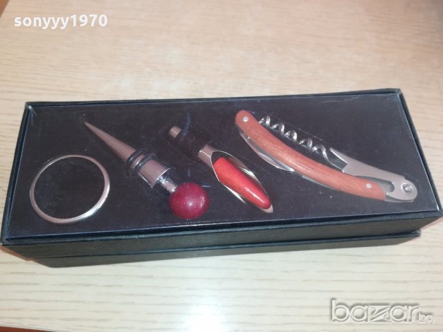 комплект за вино-нов в кутия, снимка 6 - Колекции - 20095867