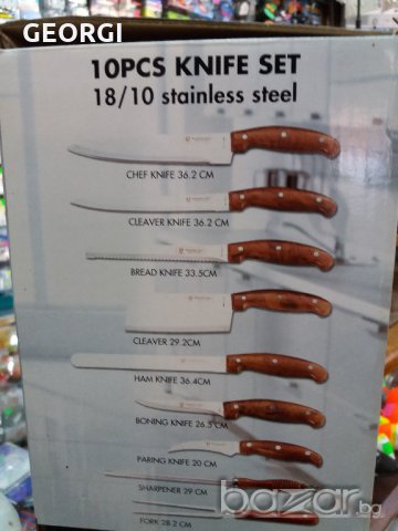ножове комплект за подарък, снимка 3 - Прибори за хранене, готвене и сервиране - 18939625