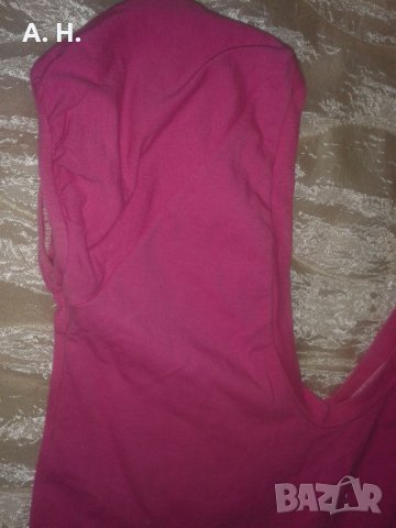 розова памучна тениска, снимка 2 - Тениски - 22458733