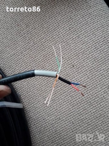 Продавам кабел за видеонаблюдение мрежови CU 24AWG+захранване 2x0.50 mm CU, снимка 1