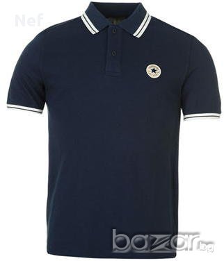Нова тениска Converse Core Pins Polo Shirt, оригинал , снимка 3 - Тениски - 17783223