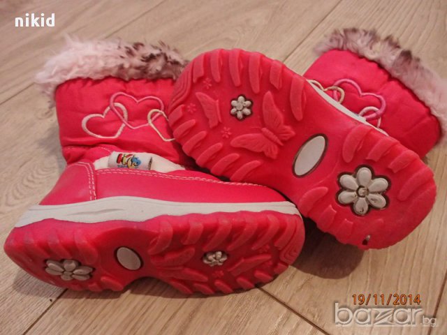 детски розови ботуши 23 номер, снимка 3 - Детски боти и ботуши - 8947314