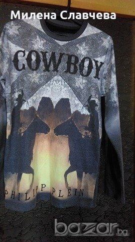 100% ОРИГИНАЛНА мъжка блуза на PHILIPP PLEIN