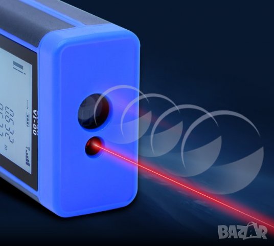 Лазерни далекомери с ЕЛЕКТРОНЕН ЖИРОСКОП (лазерен нивел, отвес, ъгломер)-60м, 100м, снимка 10 - Измервателни инструменти - 22576063