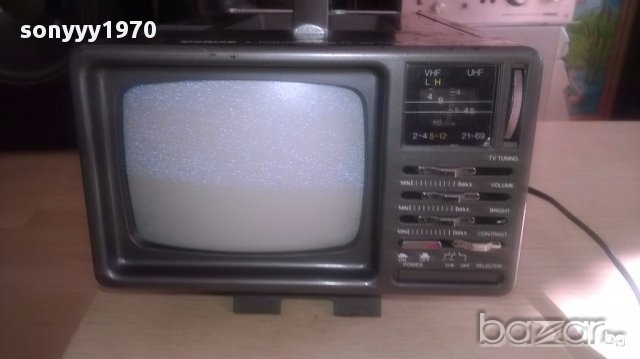 Deluxe tv/radio-12v/220v-30х20х13см-внос швеицария, снимка 3 - Телевизори - 16638251