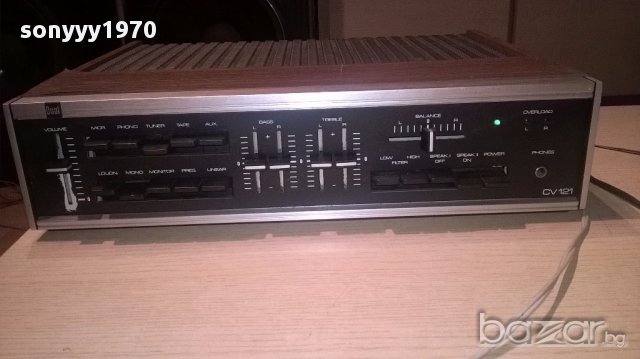 dual cv121-1 stereo amplifier made in germany-внос швеицария, снимка 8 - Ресийвъри, усилватели, смесителни пултове - 16193486