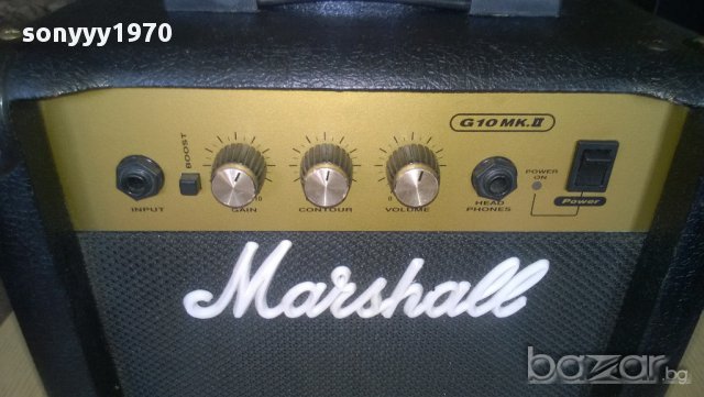 marshall-g10mk2-kube за ел.китара-нов внос англия, снимка 12 - Ресийвъри, усилватели, смесителни пултове - 9232310