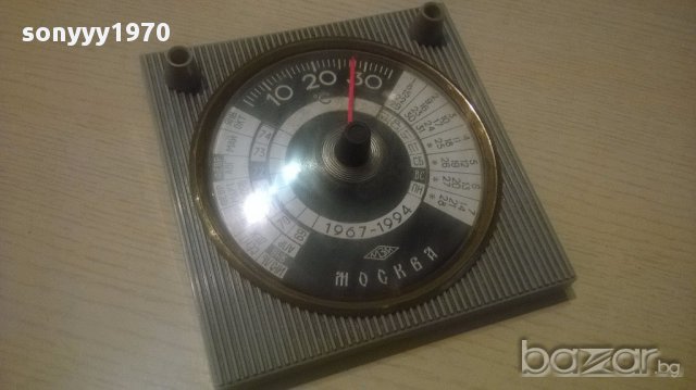 Москва-стар термометър/календар-15/15см, снимка 7 - Антикварни и старинни предмети - 14026733
