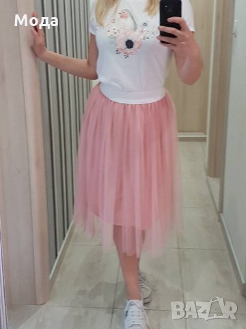 Пола от мек тюл!ПО ВАШИ РАЗМЕРИ! Много цветове. Дълги и къси , снимка 3 - Поли - 24822646