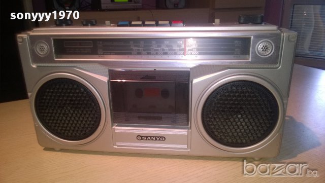 sanyo m9901k-stereo radio cassette recorder-внос швеицария, снимка 4 - Радиокасетофони, транзистори - 11653897