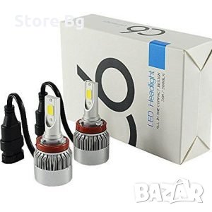 Комплект Автомобилни LED Крушки – C6 H1 – 72W/7600LM/6000K