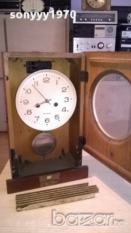 АНТИК-Руски ретро часовник-за ремонт за колекция-47х30х15см, снимка 9 - Антикварни и старинни предмети - 17791595