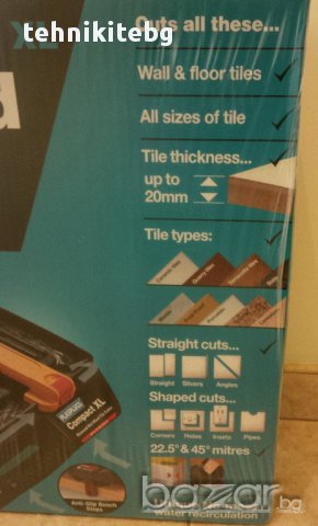 Чисто нова английска машина с водно рязане за гранитогрес/теракот/гранит/мрамор и други, снимка 2 - Други инструменти - 17936687