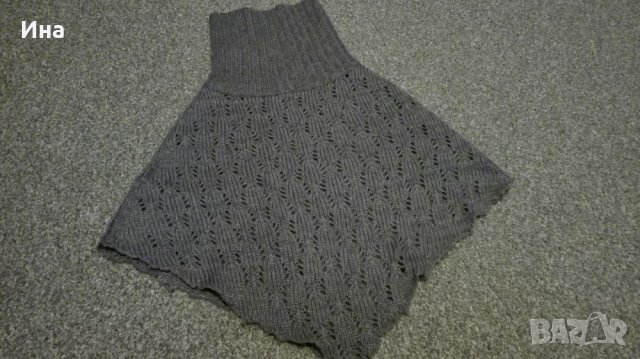 Плетено пончо Теранова р-р 104- 110 см., снимка 4 - Детски пуловери и жилетки - 23963685